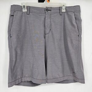 Tommy Bahama Shorts Mens 35 Chino Front Casual Classic Gray Performance Preppy